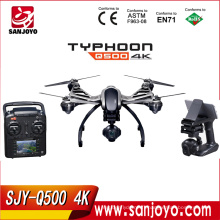 YUNEEC YUNEEC Q500 Quadrioptère 2.4GHz Typhoon avec caméra CGO3-GB, prise en main stable et boîtier en aluminium pour caméra (RTF) Q500 yuneec